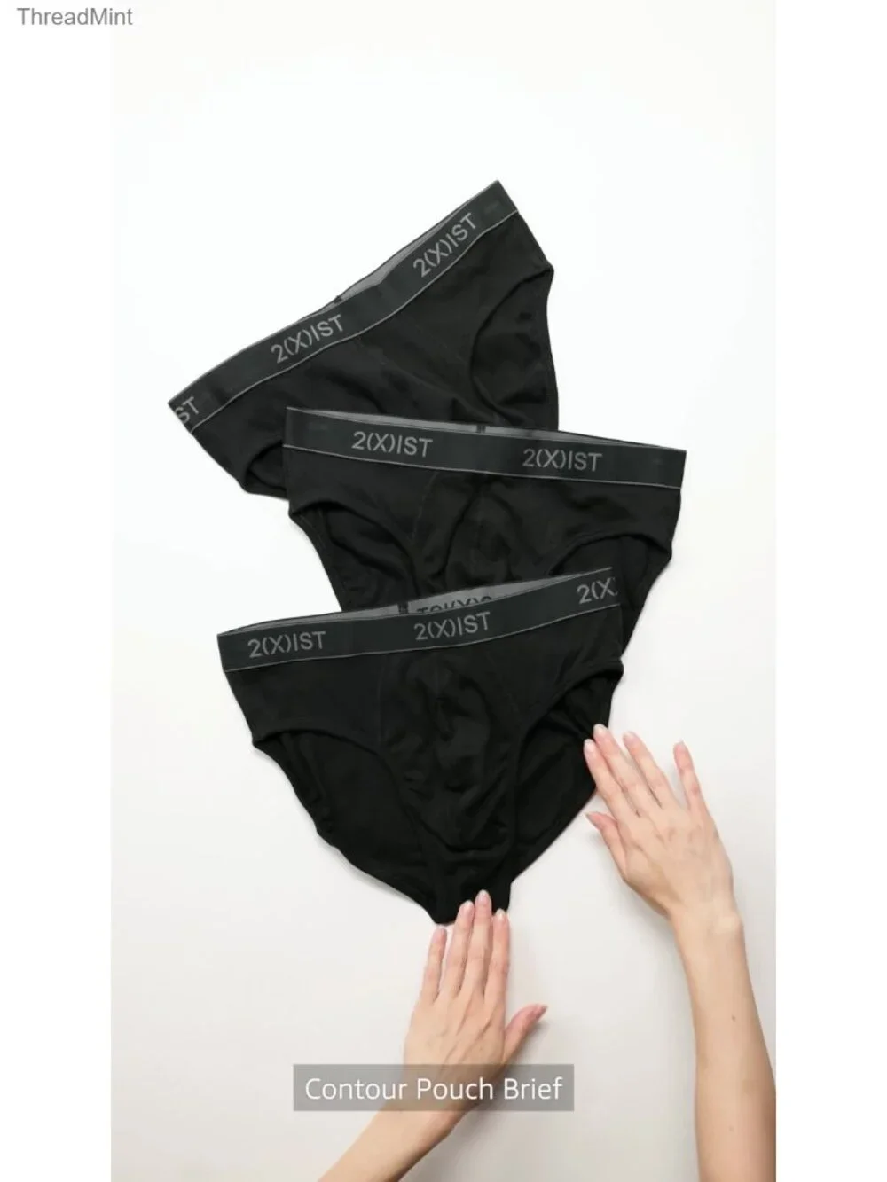 Men's Cotton Contour Pouch Brief 3-Pack Classic Fit Underwear